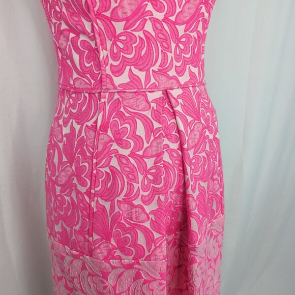 Cynthia Steffe Pink Dress 4 Jacquard Aniston - Picture 3 of 10